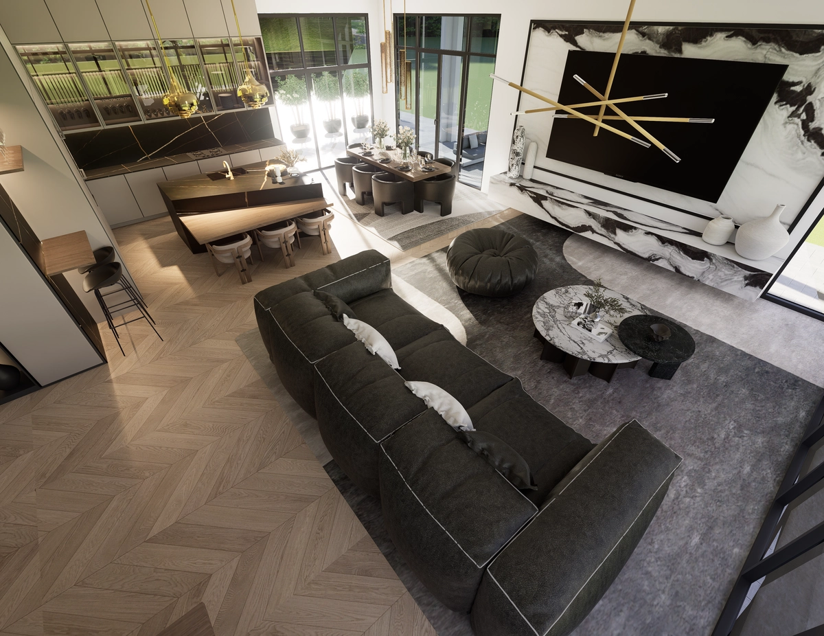 A Bold Interior with Strong Character — interior view 1